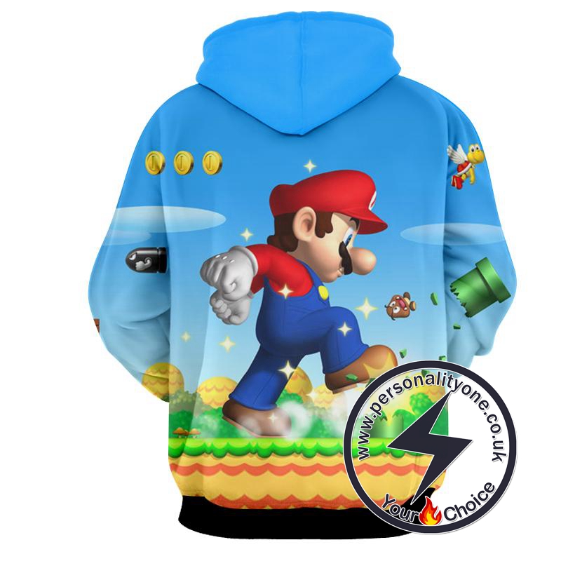Super Mario - Super Mario Sweat Shirt - Super Mario Hoodies